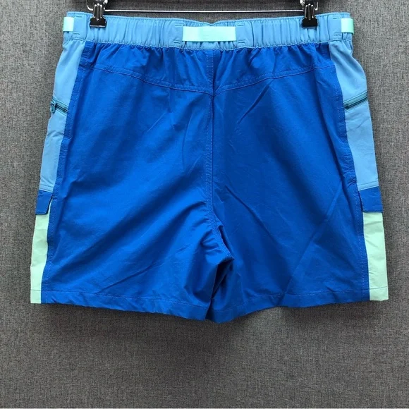 Patagonia Blue and Aqua Athletic Shorts - Picture 4 of 12